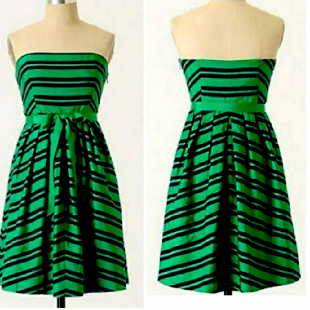 Anthropologie Moulinette Soeurs Strapless dress size 4